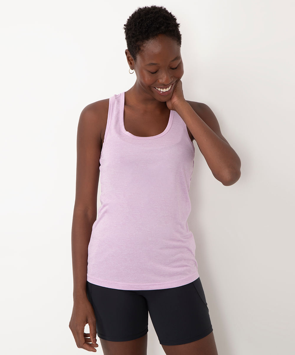 regata esportiva ace básica decote nadador - lilás