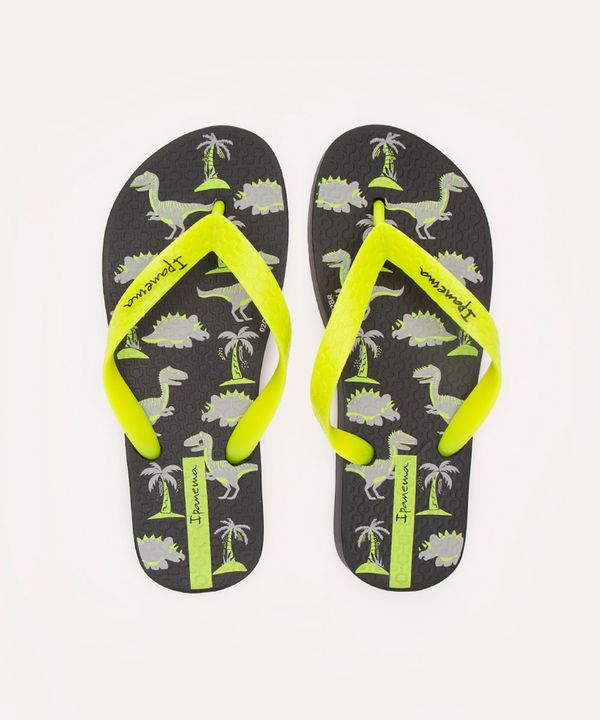 chinelo infantil dinossauro ipanema verde 25-26