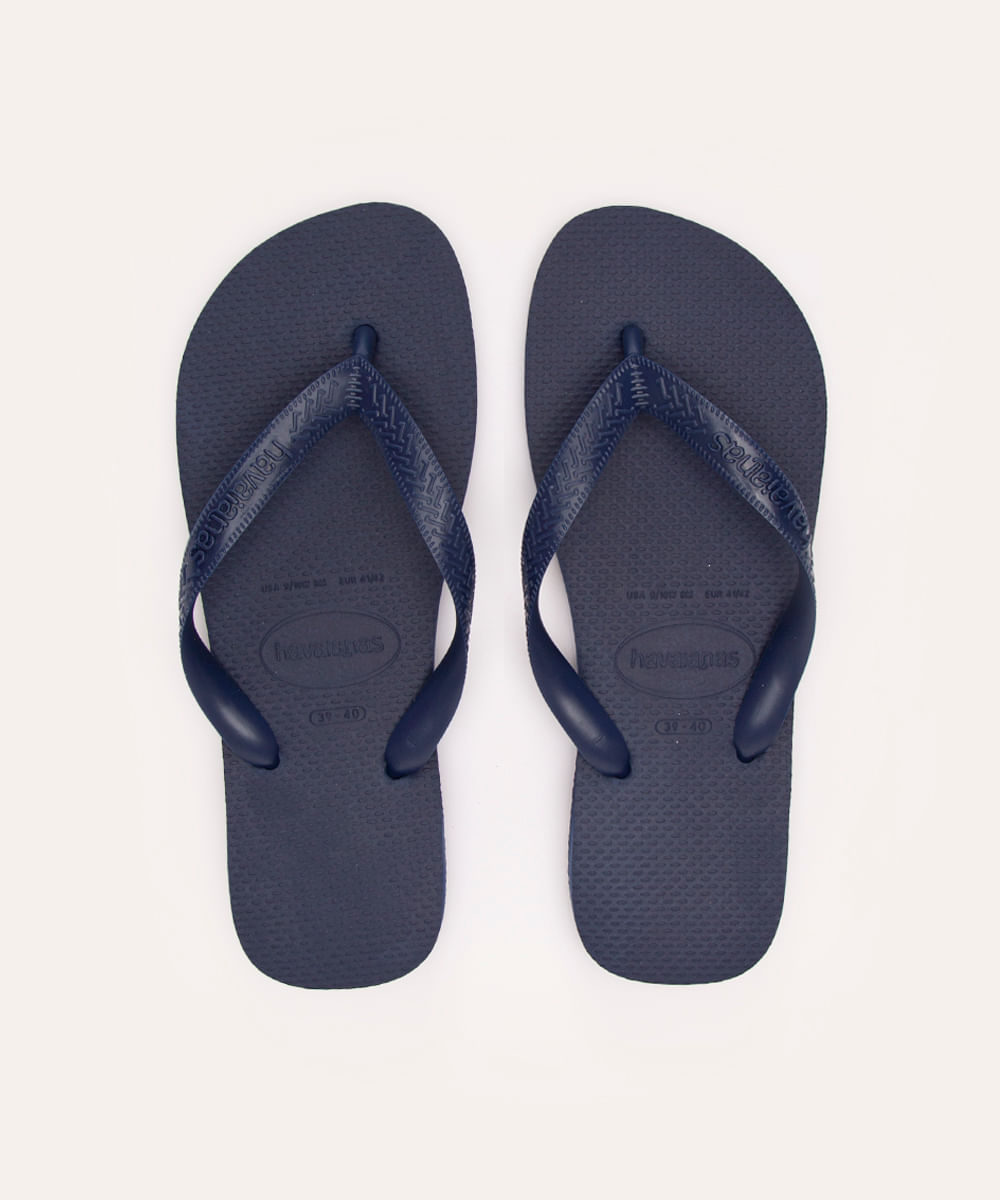 chinelo havaianas top azul