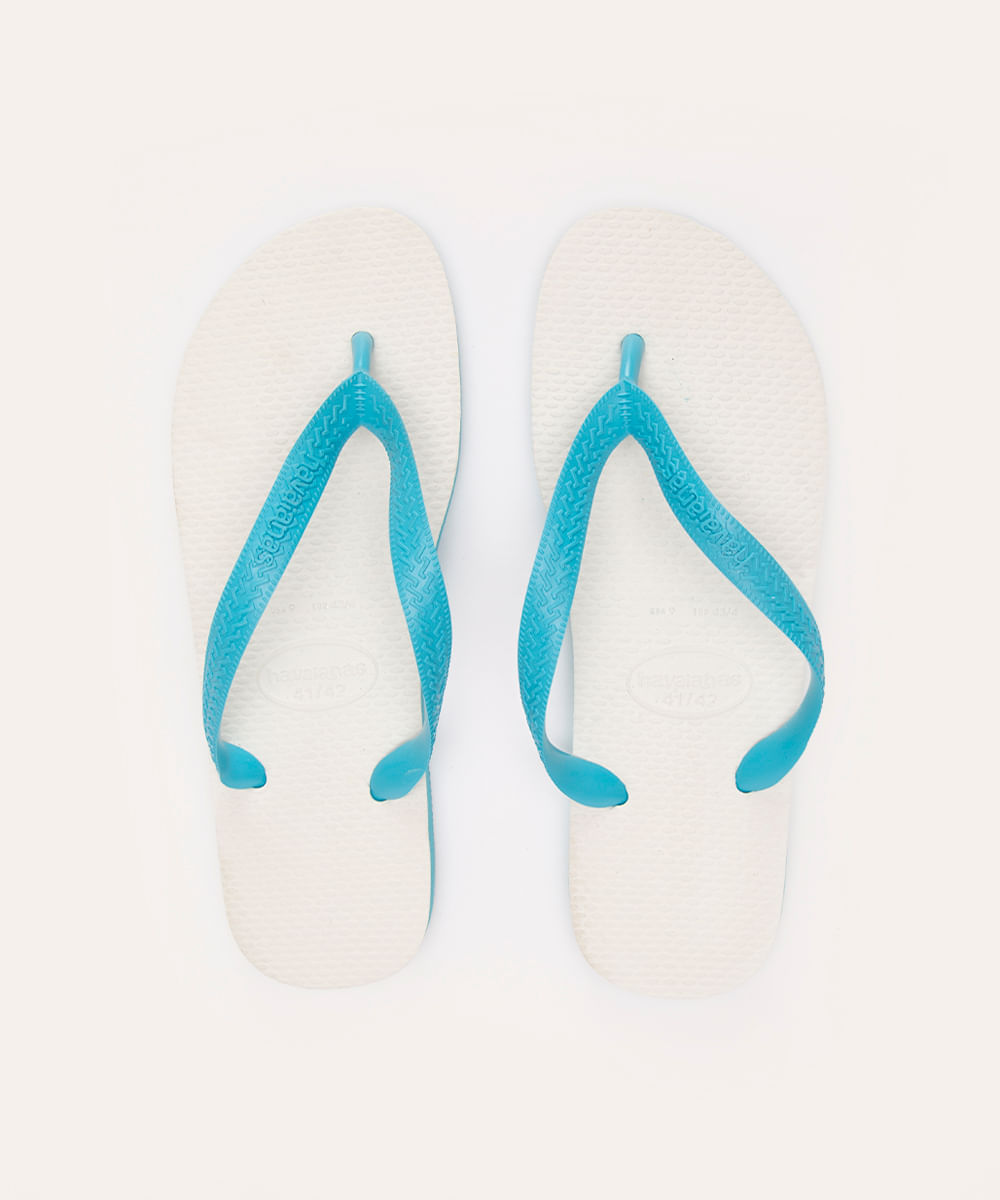 chinelo havaianas tradicional azul