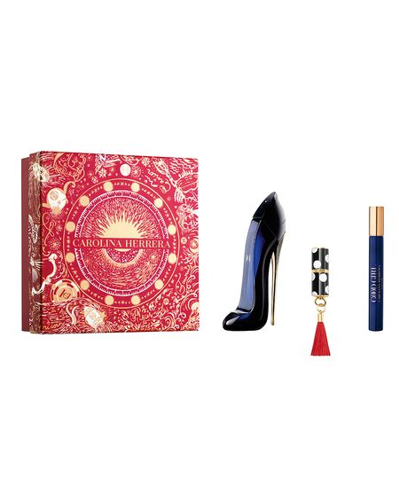 kit carolina herrera good girl eau de parfum 80ml com megaspritzer 10ml e um mini lipstick satin 310 UNICO kit carolina herrera good girl eau de parfum 80ml com megaspritzer 10ml e um mini lipstick satin 310 UNICO