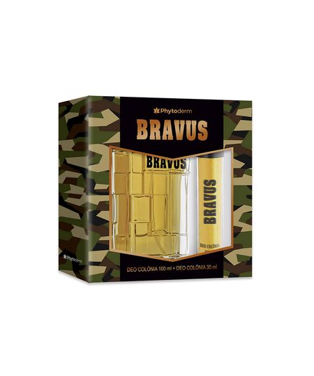 kit presente phytoderm bravus deo colônia 100ml e mini de bolso 30ml UNICO kit presente phytoderm bravus deo colônia 100ml e mini de bolso 30ml UNICO