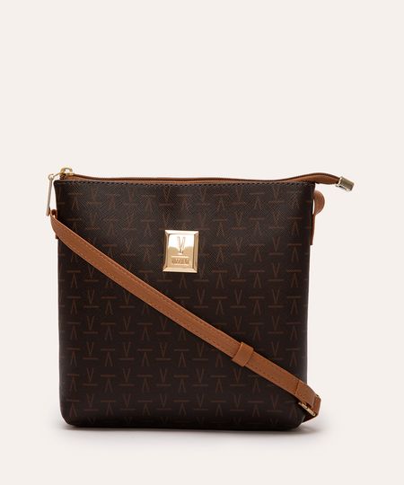 bolsa cross vizzano marrom UNICO