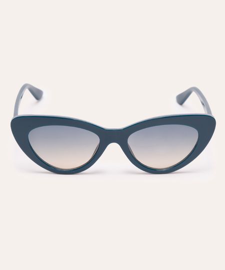 óculos de sol gatinho azul UNICO