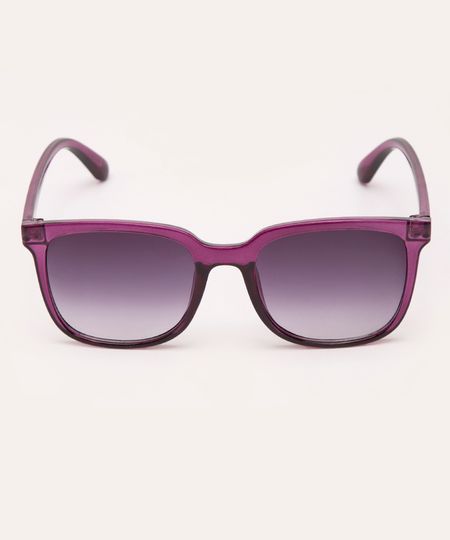 óculos de sol quadrado roxo UNICO óculos de sol quadrado roxo UNICO