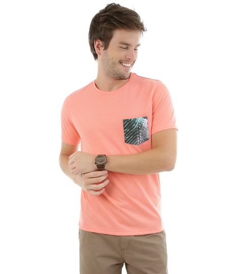 Camiseta-com-Bolso-Estampado-Coral-8235344-Coral_1 Camiseta-com-Bolso-Estampado-Coral-8235344-Coral_1