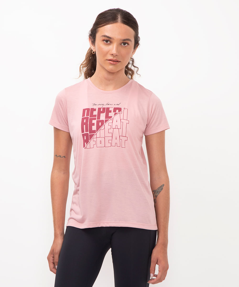 camiseta training ace rosa