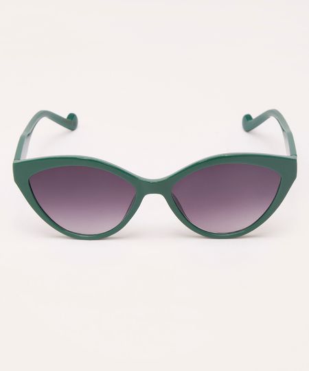 óculos de sol gatinho verde UNICO