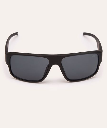 óculos de sol quadrado preto UNICO