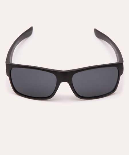 óculos de sol retangular preto UNICO óculos de sol retangular preto UNICO