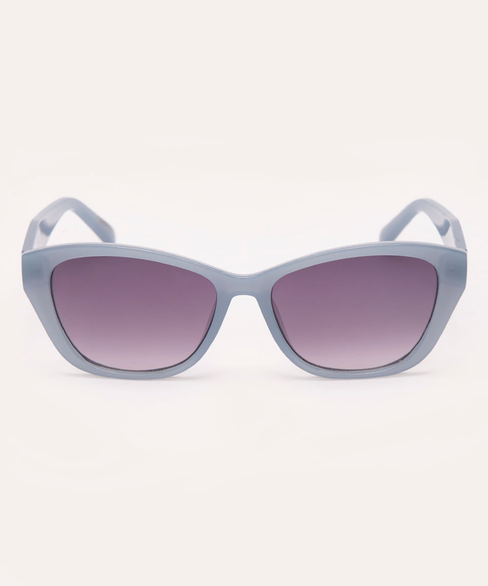 óculos de sol oval azul