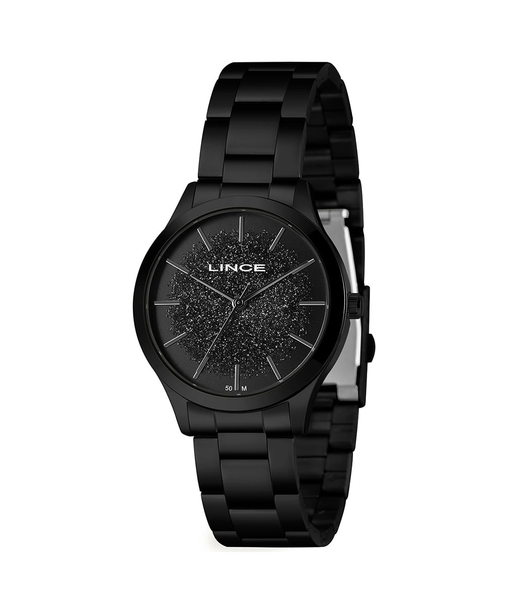 relógio analógico lince LRN4774L38 P1PX preto
