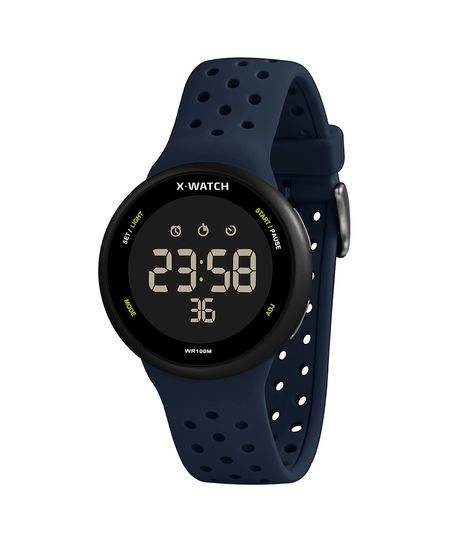 relógio digital x watch xmppd544w pxdx preto UNICO