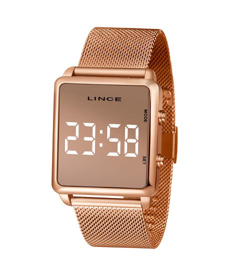 relógio digital lince mdr4619l bxrx rosa UNICO relógio digital lince mdr4619l bxrx rosa UNICO
