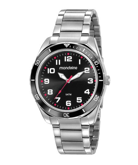 kit relógio analógico mondaine 53768G0MVNE1KJ com canivete multiuso prata UNICO kit relógio analógico mondaine 53768G0MVNE1KJ com canivete multiuso prata UNICO