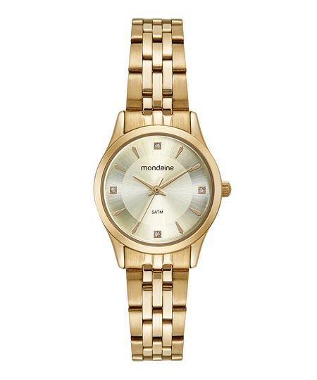 Kit relógio analógico mondaine 32607LPMKDE1K1 com colar e brinco UNICO Kit relógio analógico mondaine 32607LPMKDE1K1 com colar e brinco UNICO