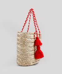 Bolsa-de-Praia-Feminina-de-Palha-com-Tassel-Bege-9198304-Bege_3