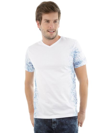 Camiseta-com-Estampa-de-Folhas-Azul-Claro-8235398-Azul_Claro_1