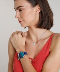 Kit-de-Relogio-Analogico-Mondaine-Feminino---Colar---Brinco---53678L0MVNH1K1-Azul-9377341-Azul_2