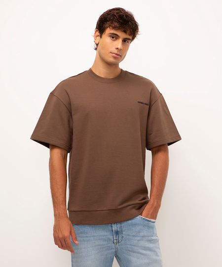 camiseta de moletom original issues marrom P