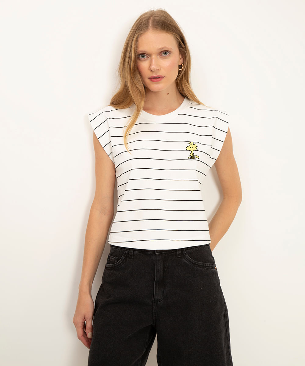 regata muscle tee listrada woodstock branco