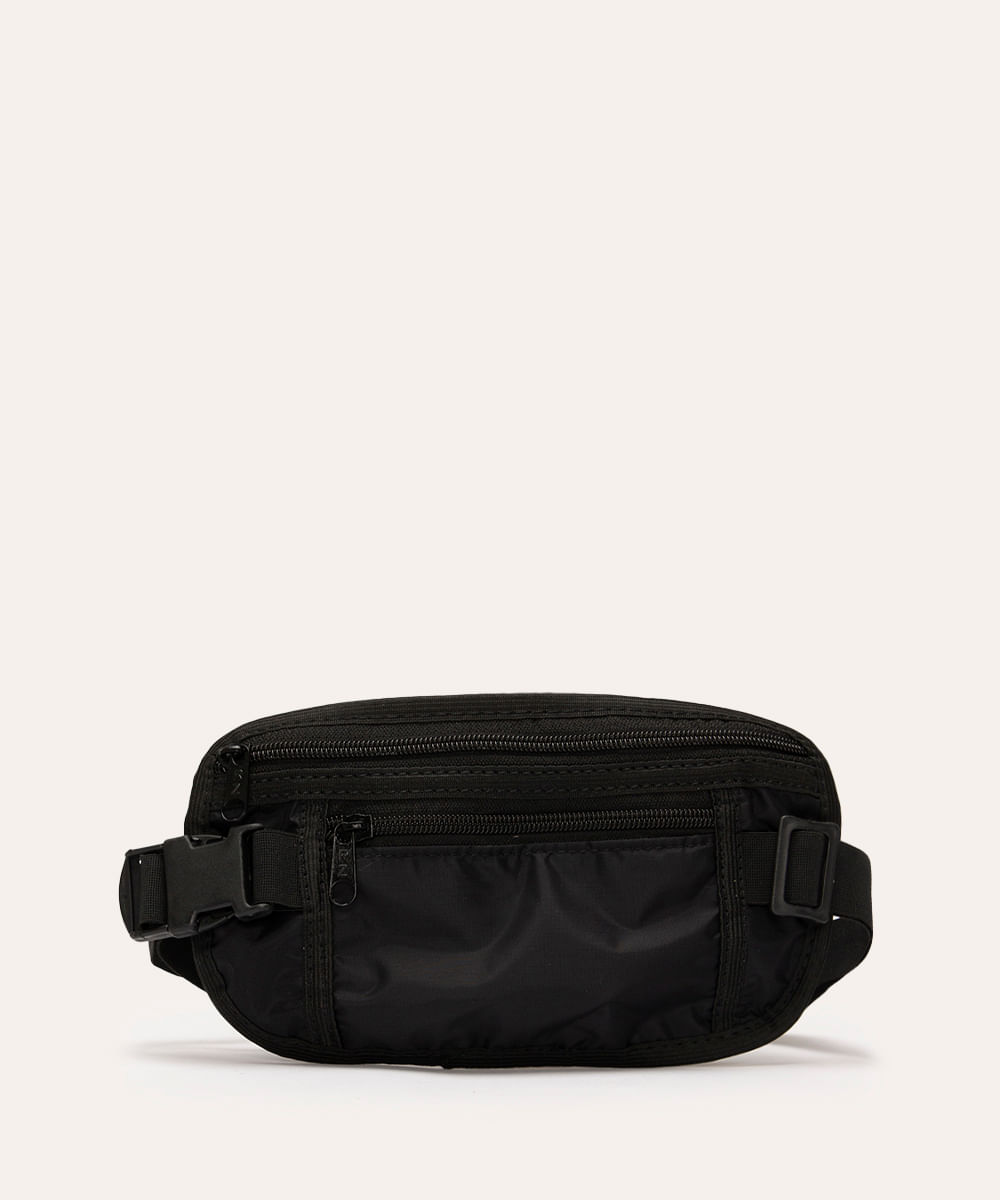 pochete doleira alça elástica preto