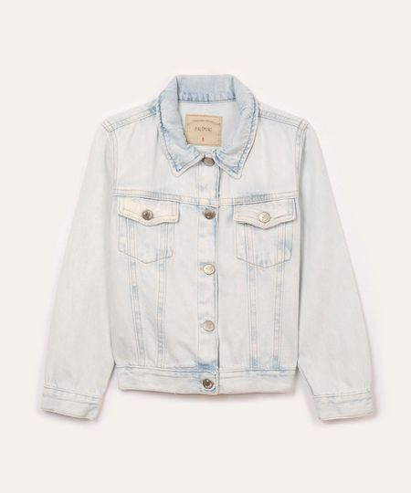 jaqueta jeans com bolsos azul 4