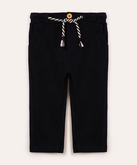 calça de malha infantil com bolso azul marinho 3 calça de malha infantil com bolso azul marinho 3