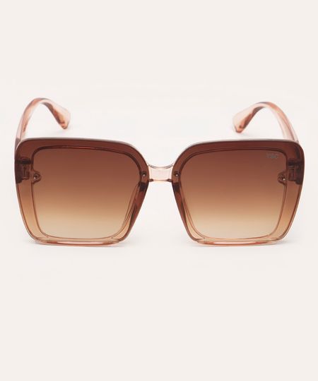 óculos de sol quadrado marrom UNICO óculos de sol quadrado marrom UNICO