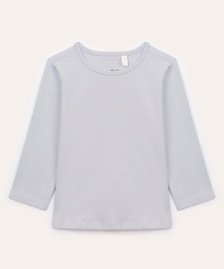 blusa infantil básica manga longa azul claro 1