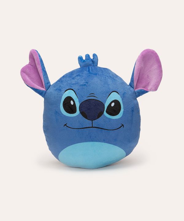 almofada infantil stitch azul UNICO