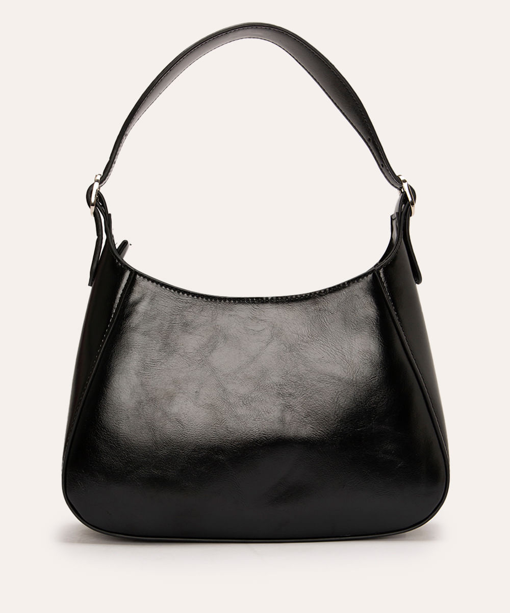bolsa shoulder recortes preto