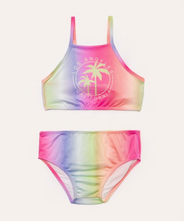 biquíni infantil tie dye proteção uv+ colorido 8