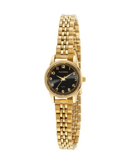 relógio mondaine analógico 32425lpmvde1ke dourado UNICO