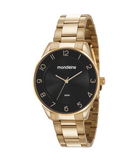 relógio mondaine analógico 53637lpmvde2kr dourado UNICO