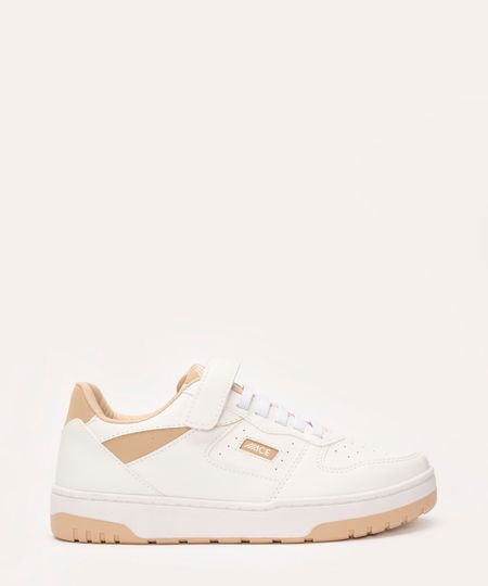 tênis casual bicolor com velcro ace branco 35 tênis casual bicolor com velcro ace branco 35