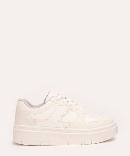 tênis flatform oneself branco 37