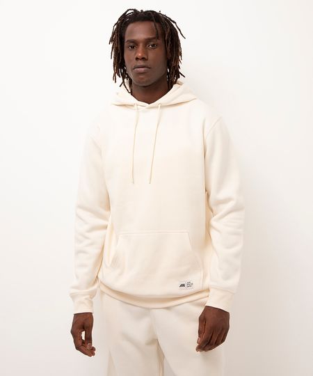 blusa de moletom oversized com bolso ace off white GG blusa de moletom oversized com bolso ace off white GG