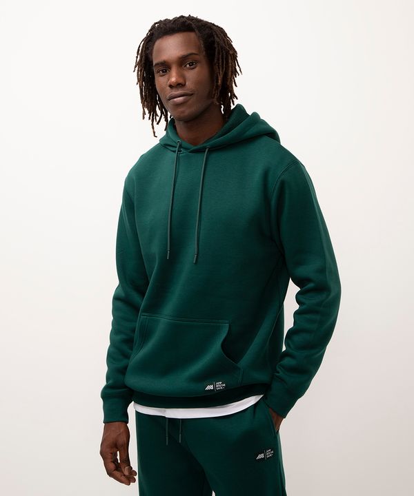 blusa de moletom oversized com bolso verde G