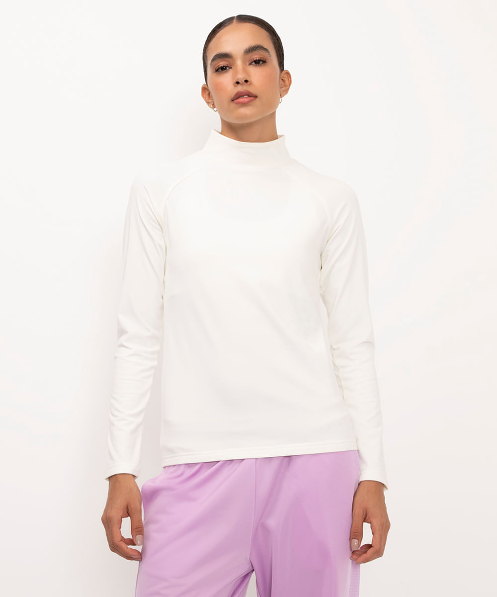 blusa térmica esportiva ace branca