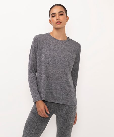 blusa básica esportiva ace cinza mescla G