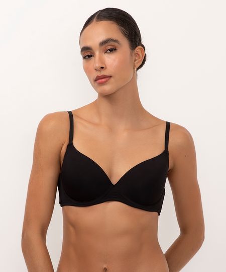 sutiã base com aro e bojo preto 40 sutiã base com aro e bojo preto 40