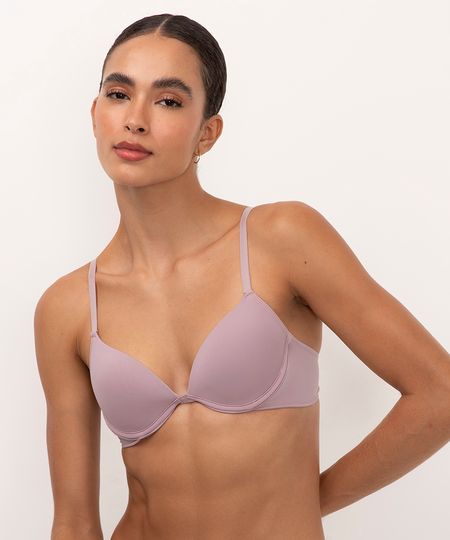 sutiã push up com aro e bojo roxo 40 sutiã push up com aro e bojo roxo 40