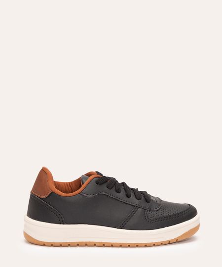 tênis infantil casual preto 28