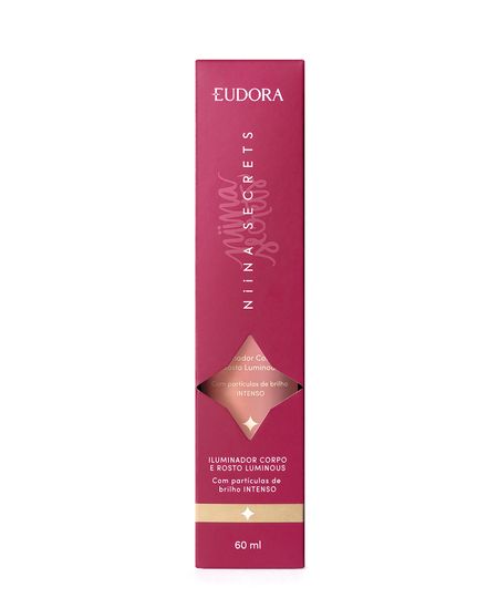 niina secrets iluminador corpo e rosto luminous 60ml dourado UNICO niina secrets iluminador corpo e rosto luminous 60ml dourado UNICO