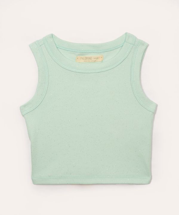 regata infantil com glitter verde 12