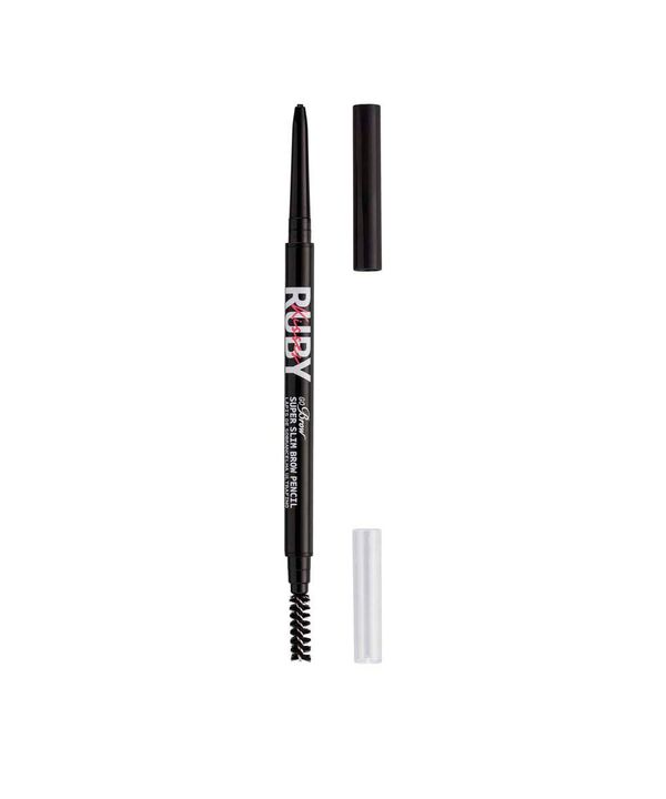 lápis de sobrancelha ultrafino ruby kisses go brow black brown UNICO
