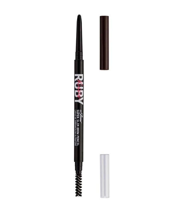 lápis de sobrancelha ultrafino ruby kisses go brow dark brown UNICO