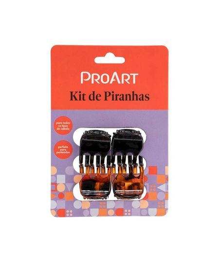 kit 4 presilhas de cabelo proart colorido UNICO