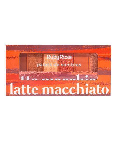 paleta de sombras latte macchiato ruby rose UNICO paleta de sombras latte macchiato ruby rose UNICO